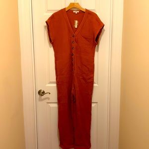 Madewell Button Front Jumpsuit
